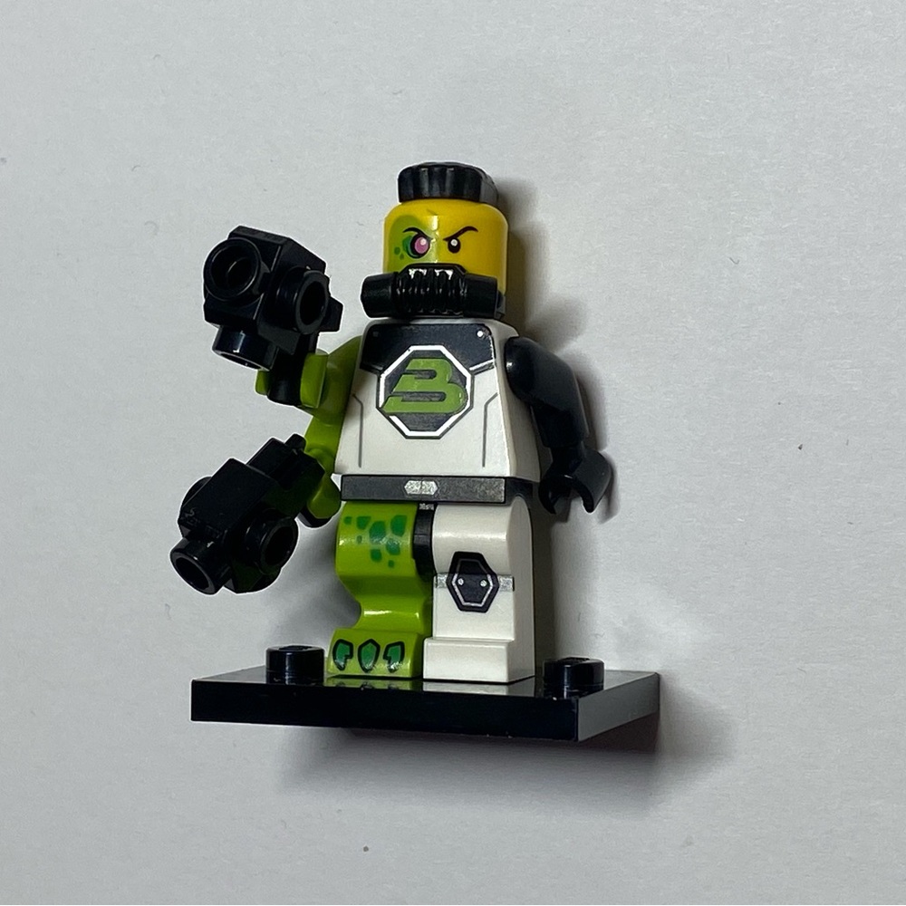 LEGO Minifigure with Green and Black Details